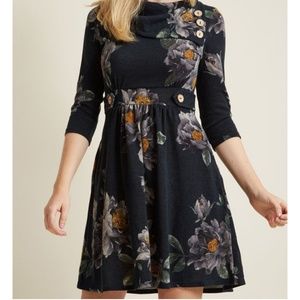 Coach Tour A-Line Dress in Forest Floral